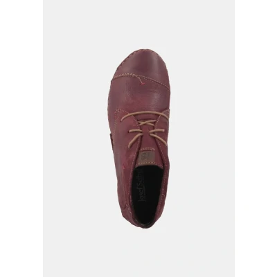Afbeelding van Josef Seibel Fergey Sportieve veterschoenen, Dames, Maat: 37, Bordeaux Leer