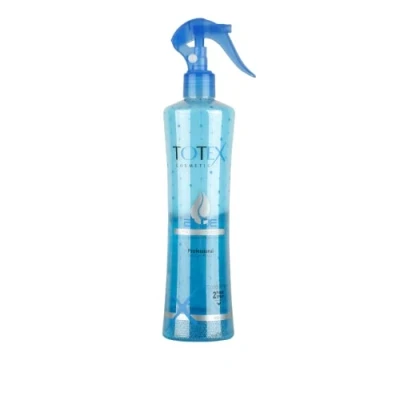 Afbeelding van Totex 2 fasen conditioner zonder uitspoelen voor beschadigd haar, ontwarrende, voedende, hydraterende formule, blauw, 400 ml
