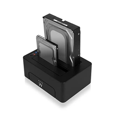 Afbeelding van Ewent EW7014 Dual Docking Station / 2.5 + 3.5 inch SATA HDD/SSD