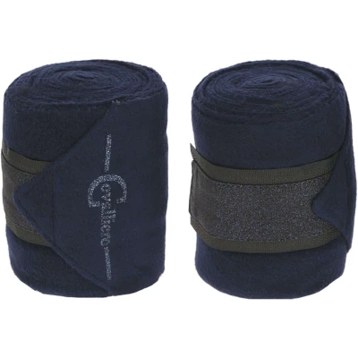 Afbeelding van Covalliero Fleece Bandages Empara 4 pack Navy 12x300cm