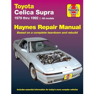 Afbeelding van Toyota Celica Supra 1979 Thru 1992 All Models Automotive Repair Manual