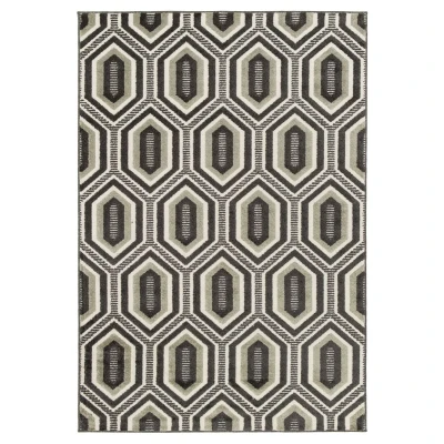 Afbeelding van Modern Vloerkleed Forme Cristal Antraciet 200x290 Cm