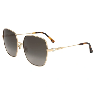 Afbeelding van Jimmy Choo Dammes Brillen Zonnebrillen Goud One Size