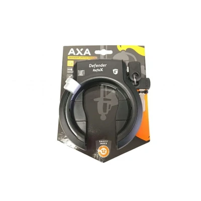 Afbeelding van AXA veiligheidsslot Defender zwart met witte knop