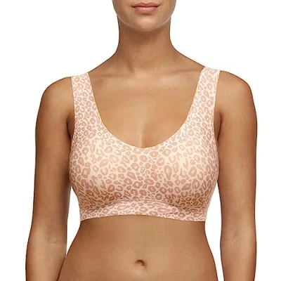 Afbeelding van Chantelle Softstretch bustier voor dames met zachte cups gevormde V hals, Leo Neutral