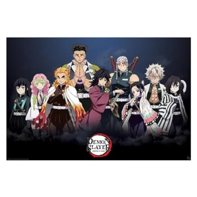 Afbeelding van Poster Demon Slayer Pillars 91,5x61cm