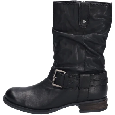 Afbeelding van Josef Seibel Cowboy/Bikerlaarsjes, Dames, Maat: 36, Schwarz Leer