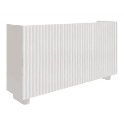 Afbeelding van Selsey Fiorra Dressoir 3 deurs hoogglans wit 144 cm