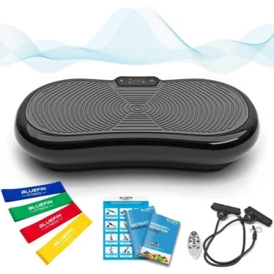 Image de Plateforme Vibrante et Oscillante Bluefin Fitness Ultra Slim 200W Moteur silencieux, Perte de poids, Brûleur graisses, Massages