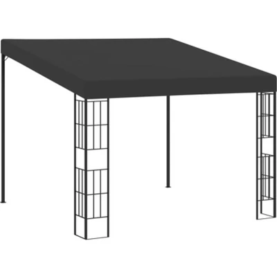 Afbeelding van Wandprieel 3x3 m stof antracietkleurig
