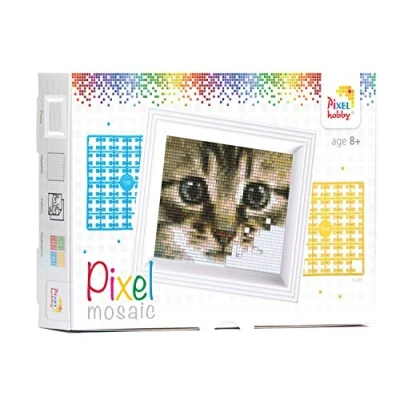 Afbeelding van Pixelhobby geschenkverpakking Poezenblik 31179