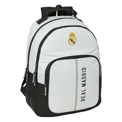 Afbeelding van Schoolrugzak Real Madrid C.F. 24/25 Wit Grijs 32 x 42 15 cm
