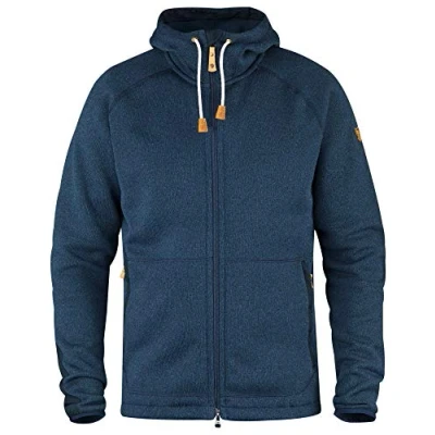 Afbeelding van Övik Hoodie Fleece Vest Heren Navy 200 S Blauw