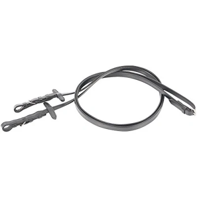 Afbeelding van Harry&#039;s Horse Teugels Gladleder Zwart Full