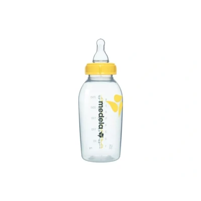 Afbeelding van Medela Moedermelkfles + Medium Flow Speen 250ML