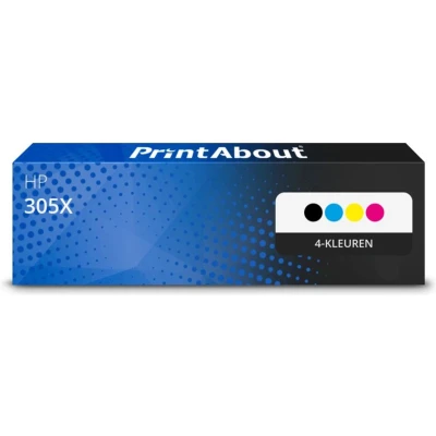 Afbeelding van Huismerk HP 305X (CE410X) Toner 4 kleuren Voordeelbundel Hoge capaciteit