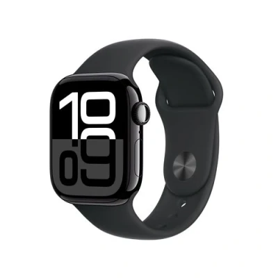 Image de Apple Watch Series 10 4G 42 mm Noir Bracelet Sport S/M