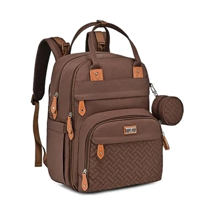 Image de BabbleRoo sac à dos langer de voyage pour bébé multifonction résistant l&#039;eau, avec matelas langer, sangles poussette et étui tétine Unisexe