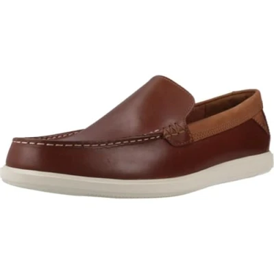 Afbeelding van Clarks Loafer mocassins voor heren, Donker bruin