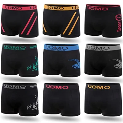 Afbeelding van L&amp;K 1202 se 2xl/3xl 8 boxershorts voor heren, 10 stuks zwart