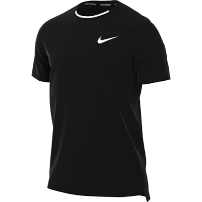 Afbeelding van Nike Performance Sport Tshirt, Heren, Maat: 46 50, Black/white
