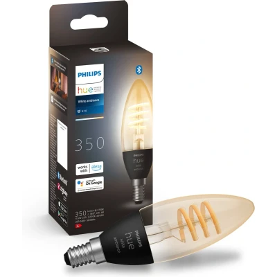 Afbeelding van Philips Hue Filamentlamp White Ambiance kaarslamp E14 Losse lamp