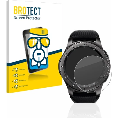 Afbeelding van BROTECT Screenprotector voor Samsung Gear S3 Frontier / Classic Folie Beschermfolie Beschermglas transparant