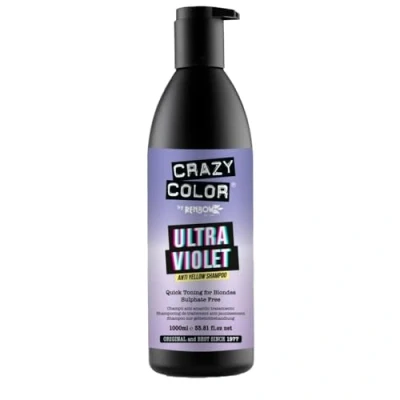 Afbeelding van Crazy Color Ultra violet / blonde 1L Zilver shampoo Paars