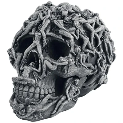 Afbeelding van Nemesis Now Beeld/figuur Hell&#039;s Desire 18cm Schedel Grijs