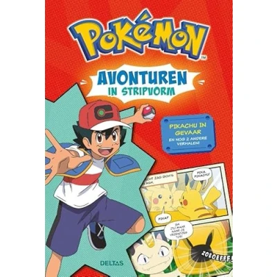 Afbeelding van Pokémon avonturen in stripvorm Pikachu gevaar