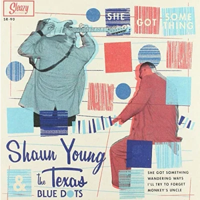 Afbeelding van Shaun Young &amp; The Texas Blue Dots Monkey Uncle (7&quot; Vinyl Single)