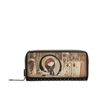 Afbeelding van Anekke Damestas RFID bescherming Meerdere vakken voor dames Handgreep en ritssluiting Shoen accessoires Afmetingen 19 x 12 5 cm,, Meerkleurig, Eenheidsmaat