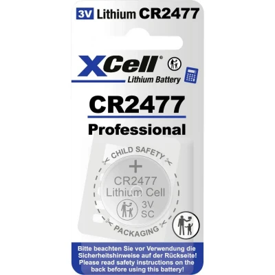 Afbeelding van XCell Knoopcel CR2477 3 V 1 stuk(s) 950 mAh Lithium B1