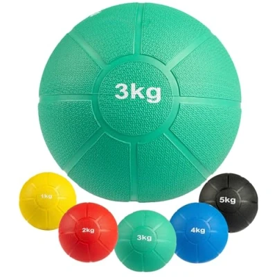 Afbeelding van Matchu sports Medicijn bal 3kg Gewichtsbal Wallball Meerdere maten Krachtbal Groen