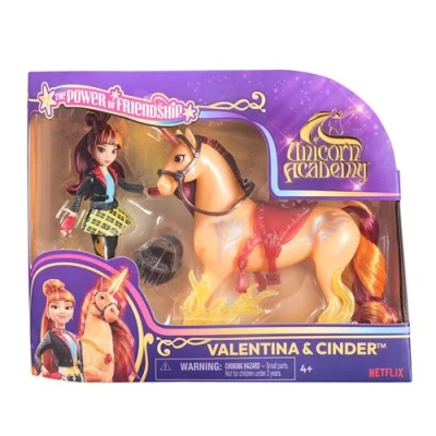 Image de Coffret Poupée et Licorne L’Ecole des Licornes Valentina Cinder Unicorn Academy