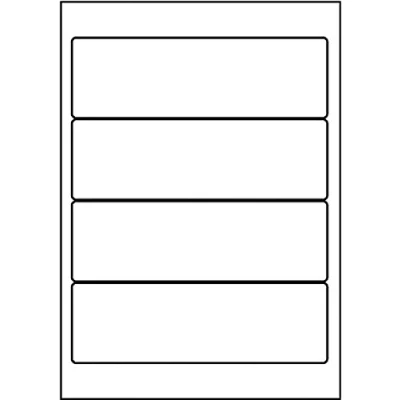 Afbeelding van TopStick Pack van 400 zelfklevende maplabels (192 x 61 mm), individueel bedrukbaar, laser /inkjetdruk, (8722)