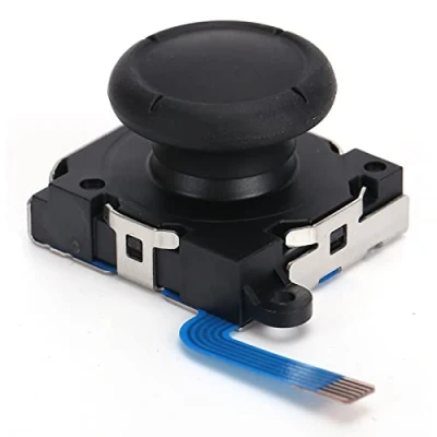 Afbeelding van 3D analoge controller, vervangende duimsensorcontrollers voor Switch Controller en Lite Console (zwart)