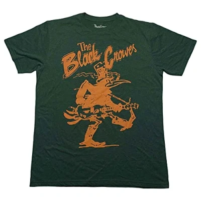 Afbeelding van The Black Crowes Crowe Guitar Heren T shirt XL Groen