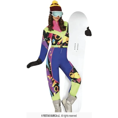 Afbeelding van Foute Ski Overall Marit Neon Maat M