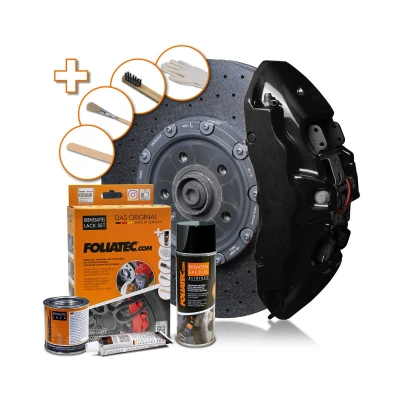 Afbeelding van FOLIATEC 2164 Remklauwlak spuitbus 400, 125, 50 Zwart