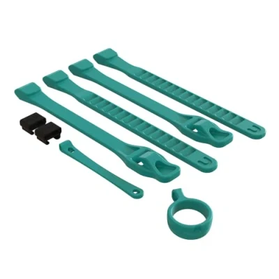 Afbeelding van Clicgear Trimset Gekleurde Siliconen Straps, turquoise