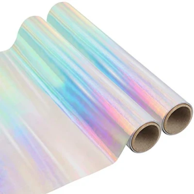 Afbeelding van Belle Vous Holografische Zelfklevende Vinyl Rol (2Pak) 1,5 m x 30 cm Permanente Opaal Regenboog Wrap Voor Kunst &amp; Hobby, Sineage, Scrapbooken, Silhouet Cameo, Knippen Decals
