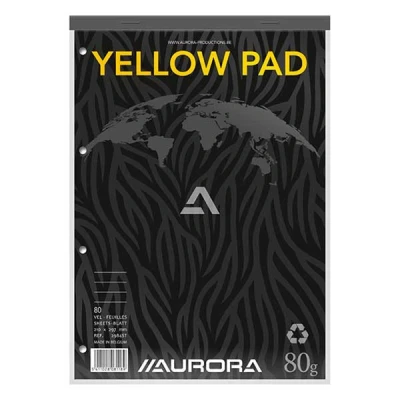 Image de Aurora bloc de cours A4 ligné 80 g/m² feuilles papier chamois