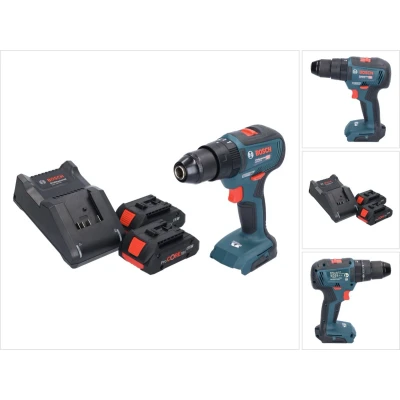 Afbeelding van Bosch GSB 18V 55 Professionele accu klopboormachine 18 V Nm borstelloos + 2x ProCORE 4.0 Ah lader