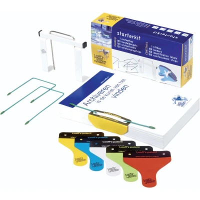Afbeelding van Loeff&#039;s Starterkit Met Liftboy, Bundels, Beugels En Labels Archiefbinders