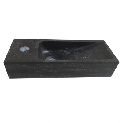 Afbeelding van Wiesbaden fontein links 38x14x8 cm hardsteen gezoet
