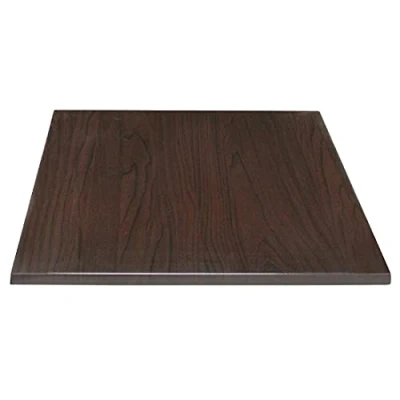 Afbeelding van Bolero vierkant tafelblad donkerbruin 60cm