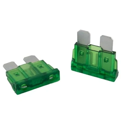 Afbeelding van SeKi 5 stuks platte zekeringen ATO standaard 30 A groen 19 mm 32 V/DC voor boot caravan