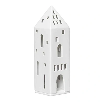 Afbeelding van Räder 14446 Living theelichthouder, porselein, torenvorm, 6 x 20,5 cm