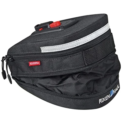 Image de Rixen und kaul 0295s housse pour selle de vélo micro 200, noir, 1,2 l
